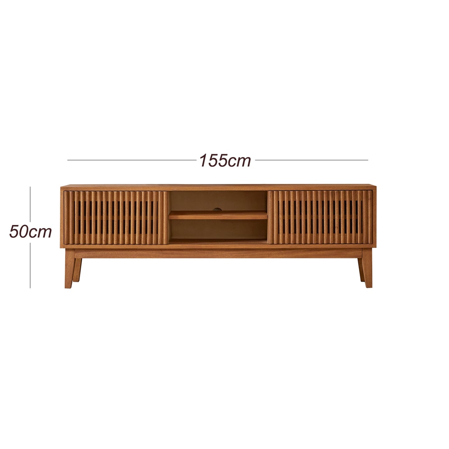 Fishe & Lilly Melia Media Unit with Sliding Doors