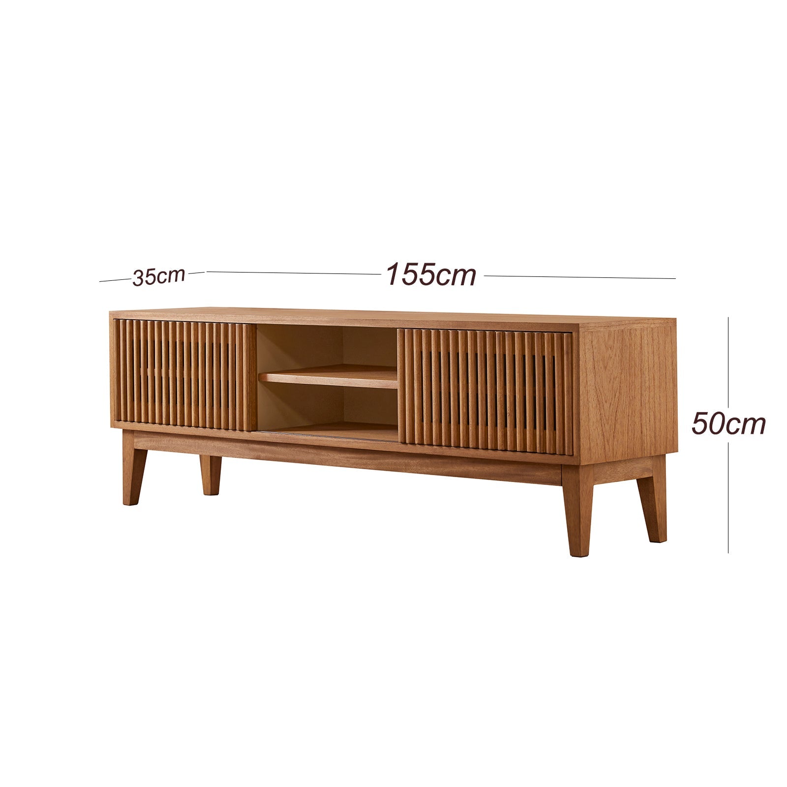 Fishe & Lilly Melia Media Unit with Sliding Doors - White Bear Furnishings