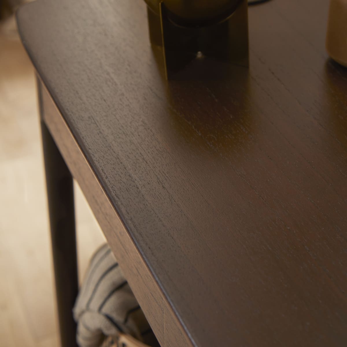 Fishe & Lilly Norway 2 Drawer Walnut Console Table