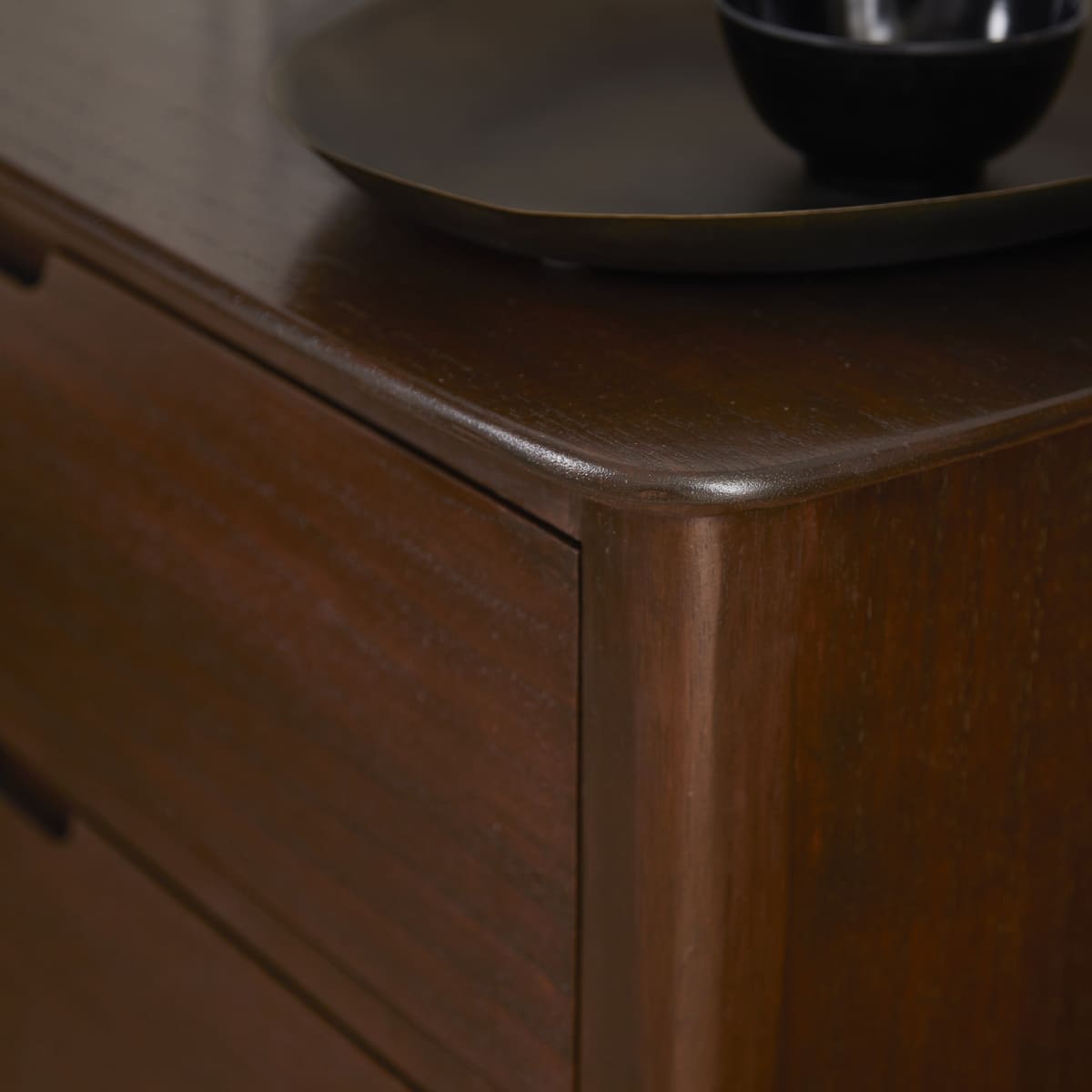 Fishe & Lilly Norway Walnut Chest of 3 Drawers