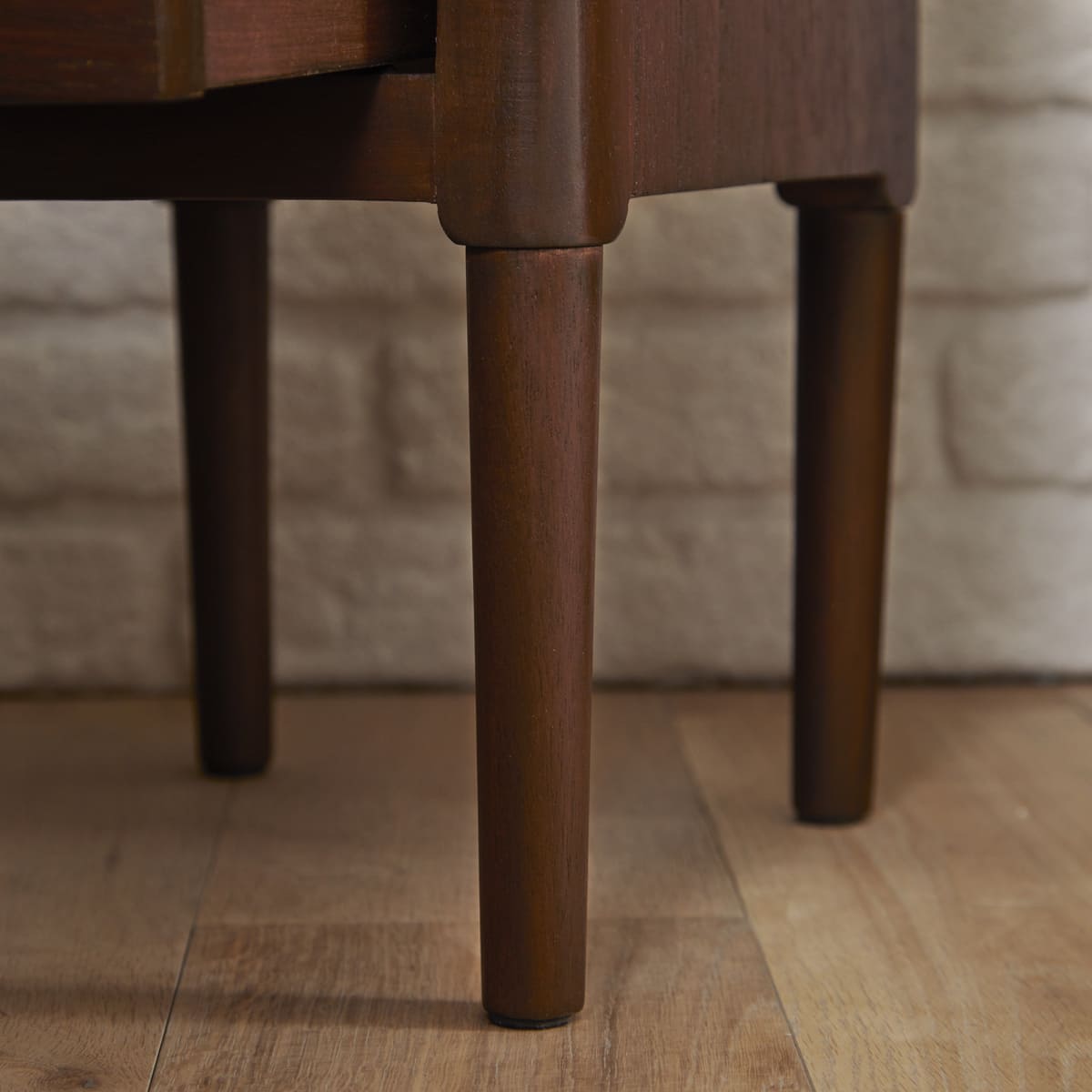 Fishe & Lilly Norway Narrow Walnut Bedside Table