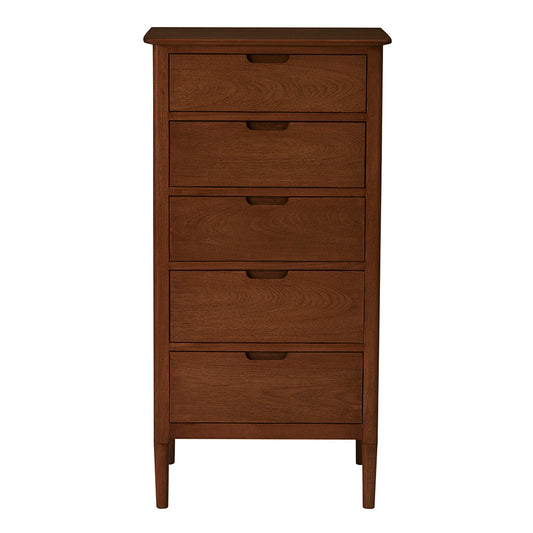 Fishe & Lilly Norway Walnut Tallboy - White Bear Furnishings