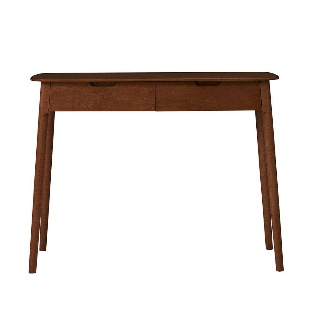 Fishe & Lilly Norway 2 Drawer Walnut Console Table