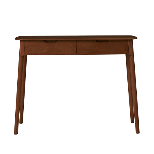 Fishe & Lilly Norway 2 Drawer Walnut Console Table - White Bear Furnishings