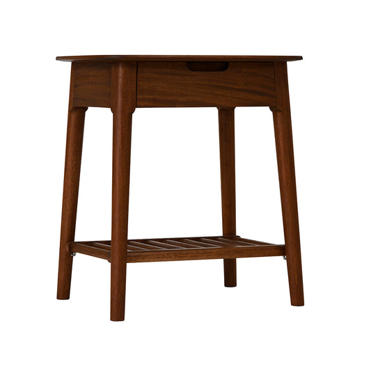 Fishe & Lilly Norway Walnut Side Table - White Bear Furnishings
