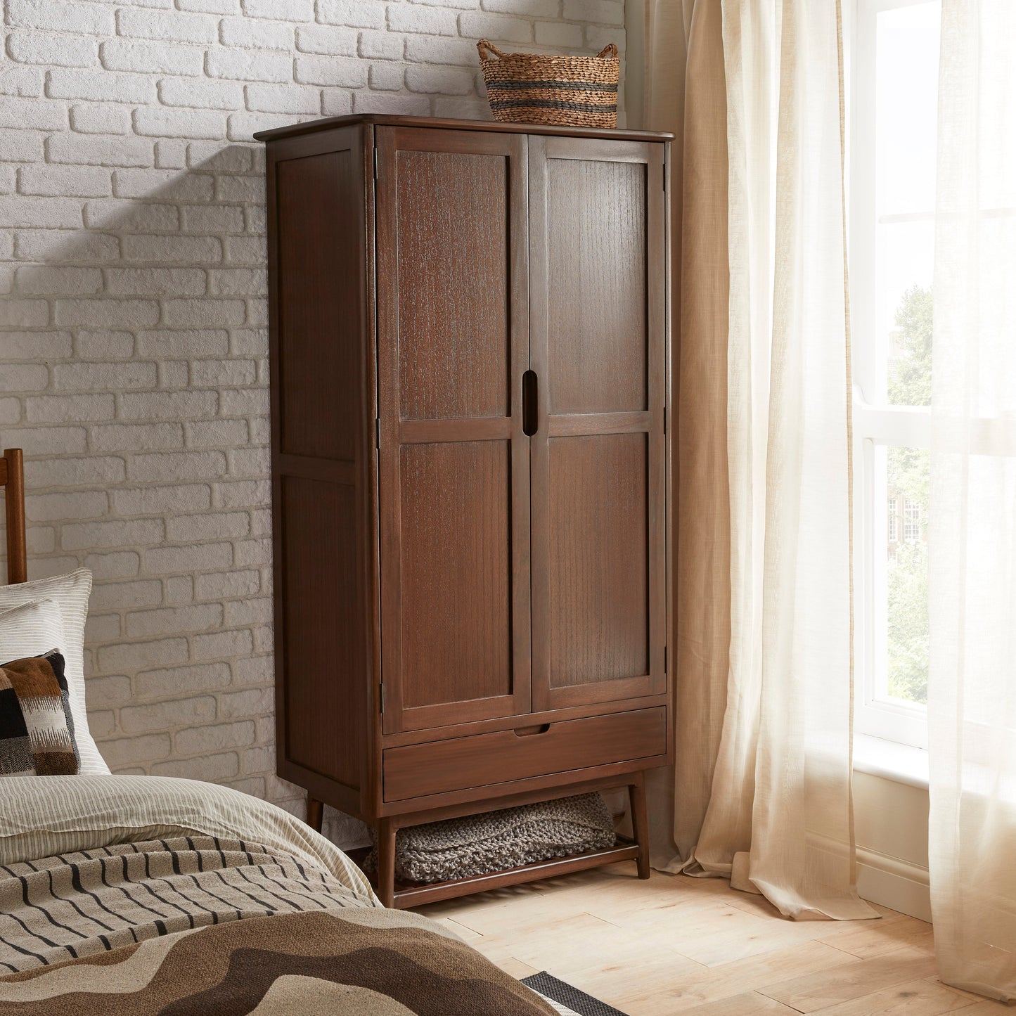Fishe & Lilly Norway Walnut Wardrobe