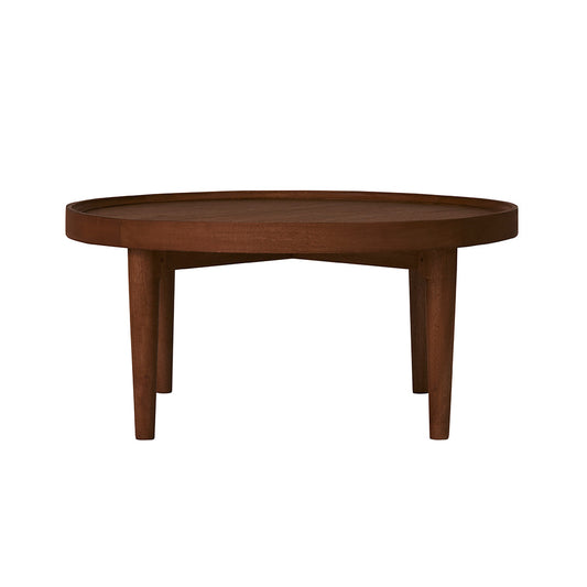 Fishe & Lilly Norway Walnut Round Coffee Table - White Bear Furnishings