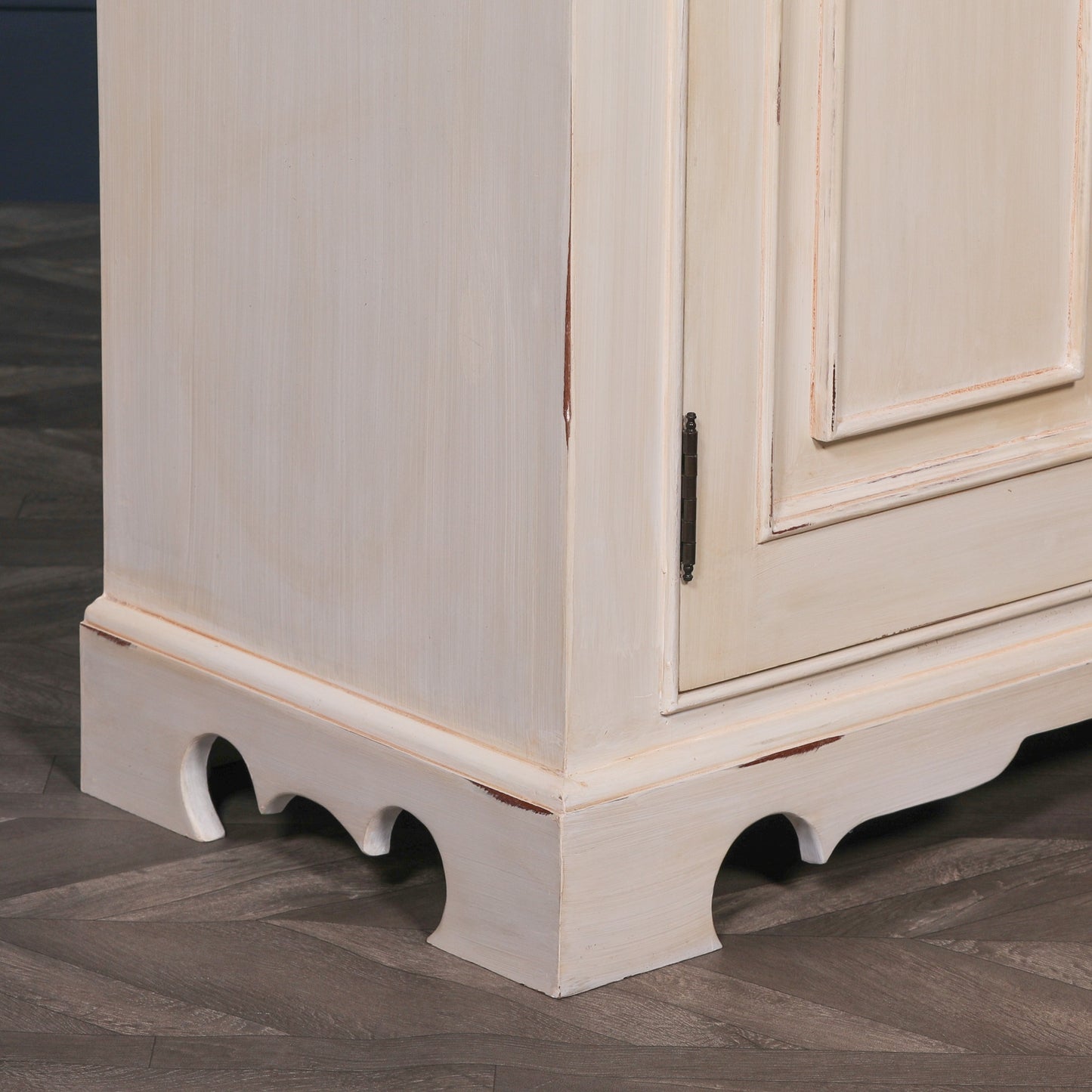 Maison Reproductions Distressed Aged White Brush Painted Classical Sideboard - OWF50