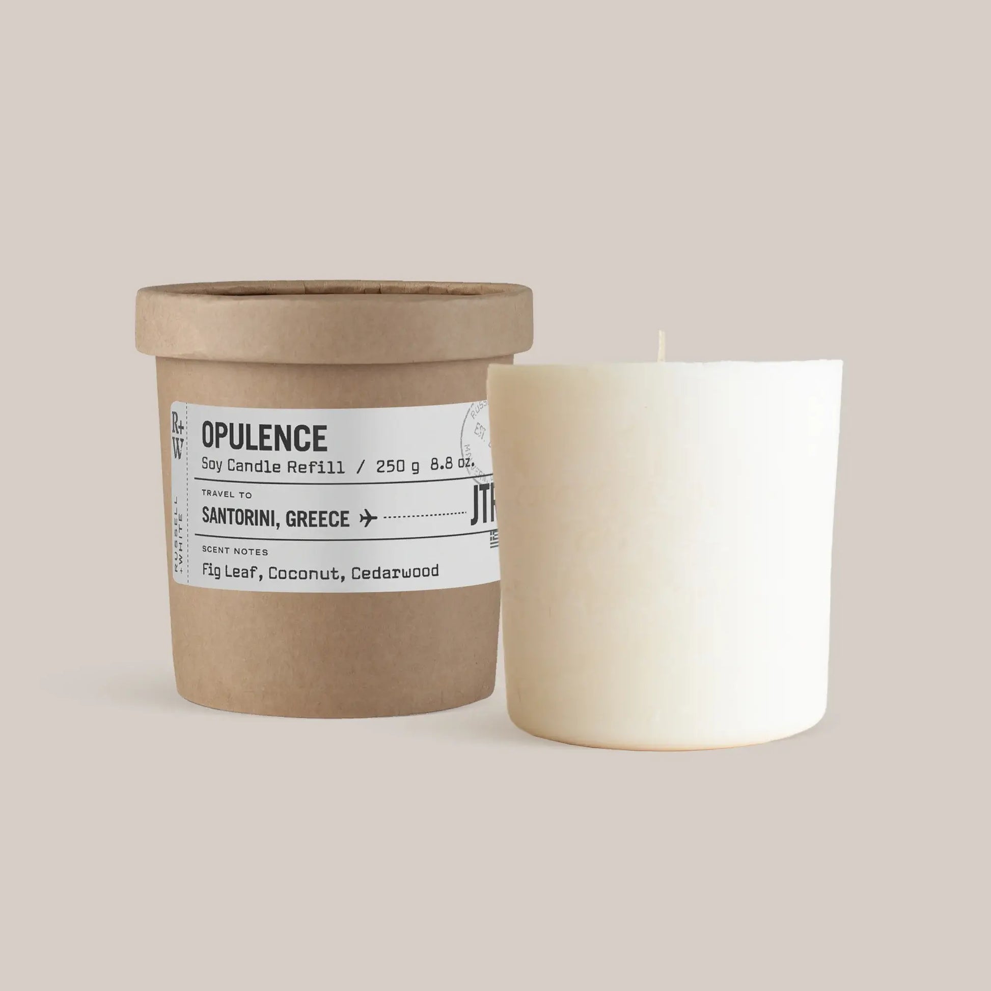 Opulence Scented Candle Refill - White Bear Furnishings