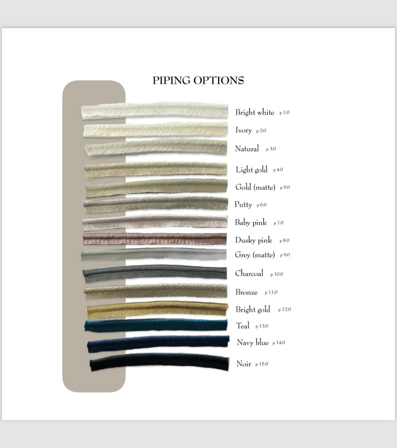 The Couture Cushion - The Grey Varley - Style No. 84 - White Bear Furnishings