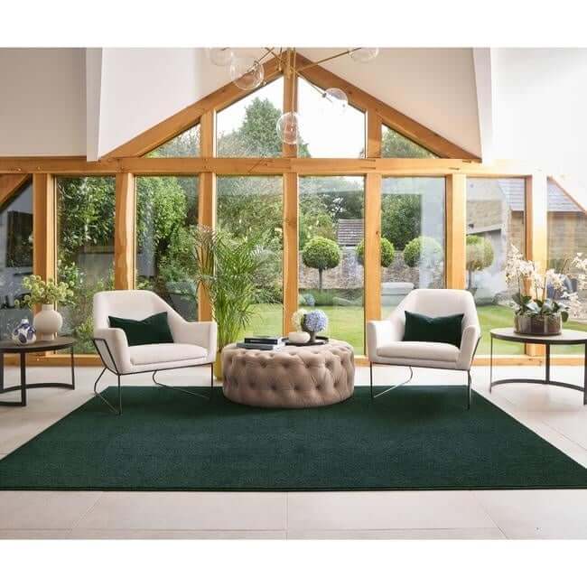 Eco-Washable Rugs Plain Design Non-Slip