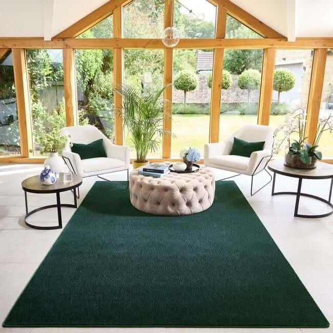 Eco-Washable Rugs Plain Design Non-Slip