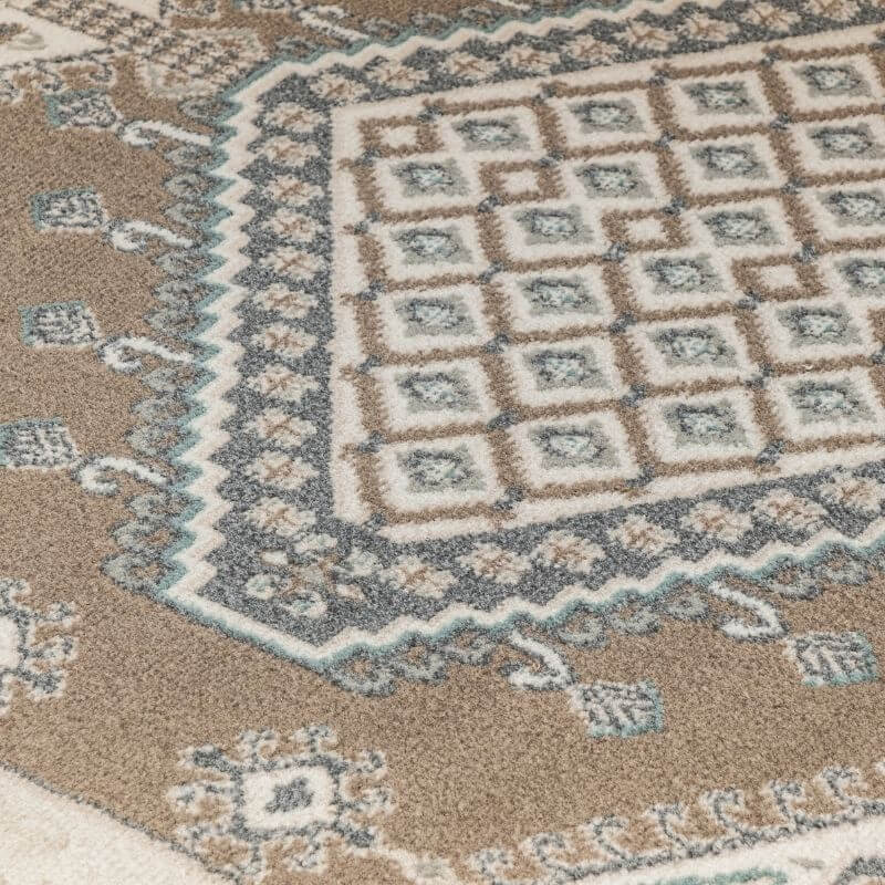 Terrain Designer Shortpile Rug Lakan – Geometric Non-Slip Design