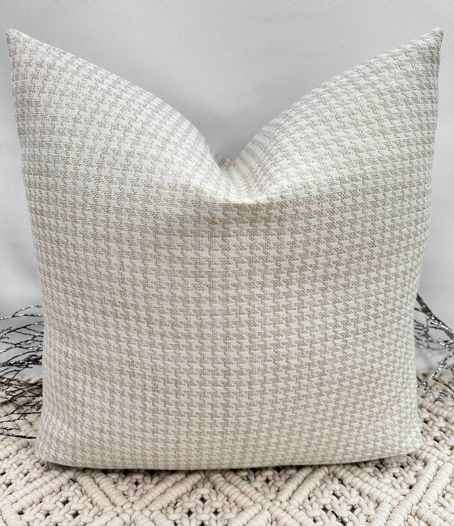 The Couture Cushion - The Beige Ria Style No. 185 - White Bear Furnishings