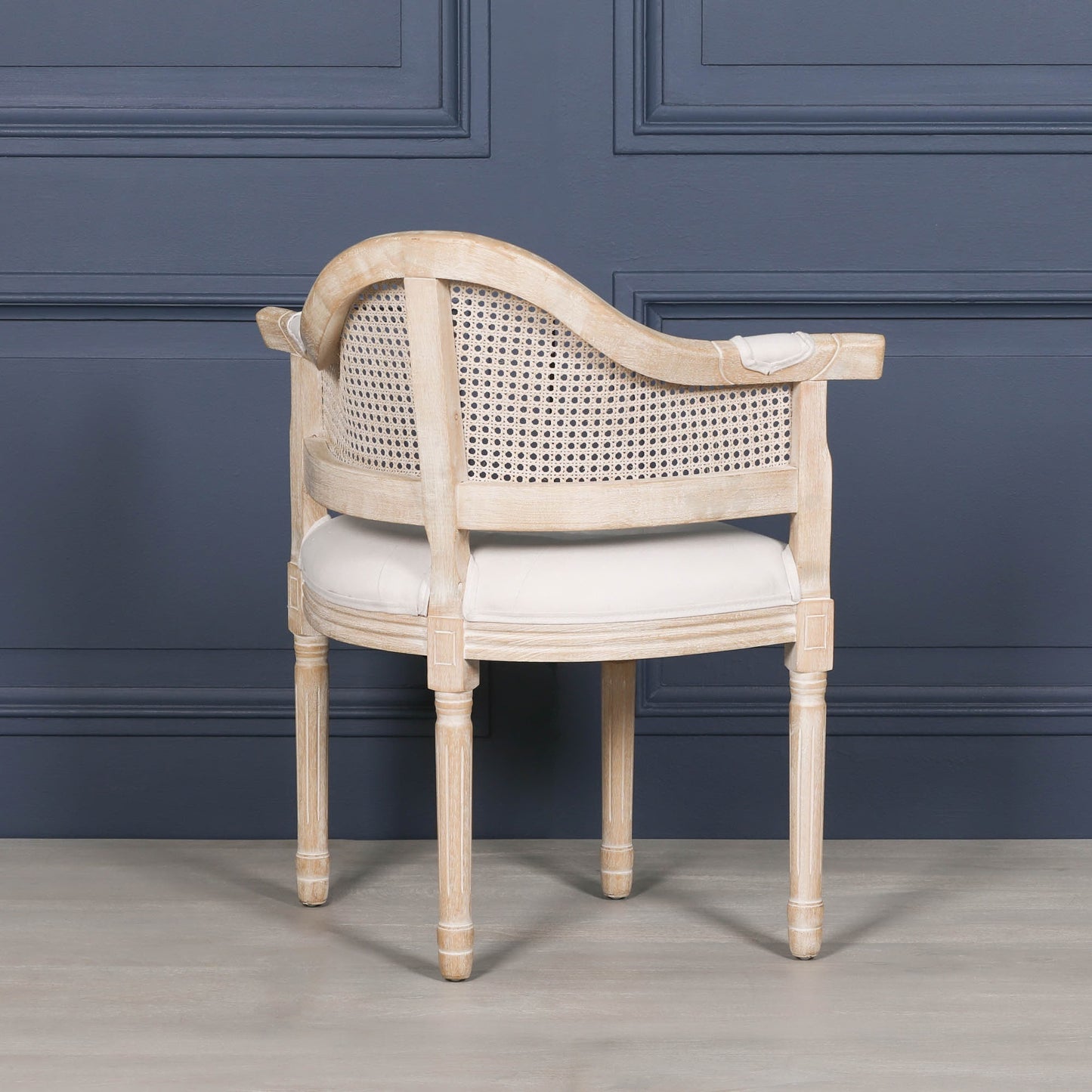 Handcrafted Wooden Louis Upholstered Corner Chair – WDC887