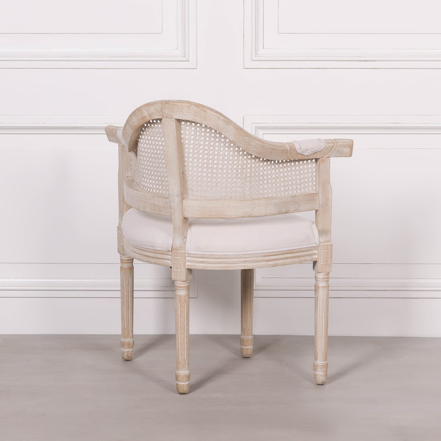 Handcrafted Wooden Louis Upholstered Corner Chair – WDC887