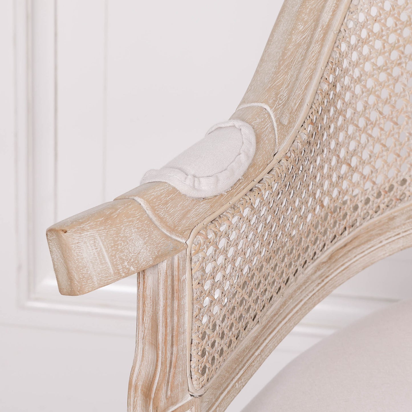 Handcrafted Wooden Louis Upholstered Corner Chair – WDC887