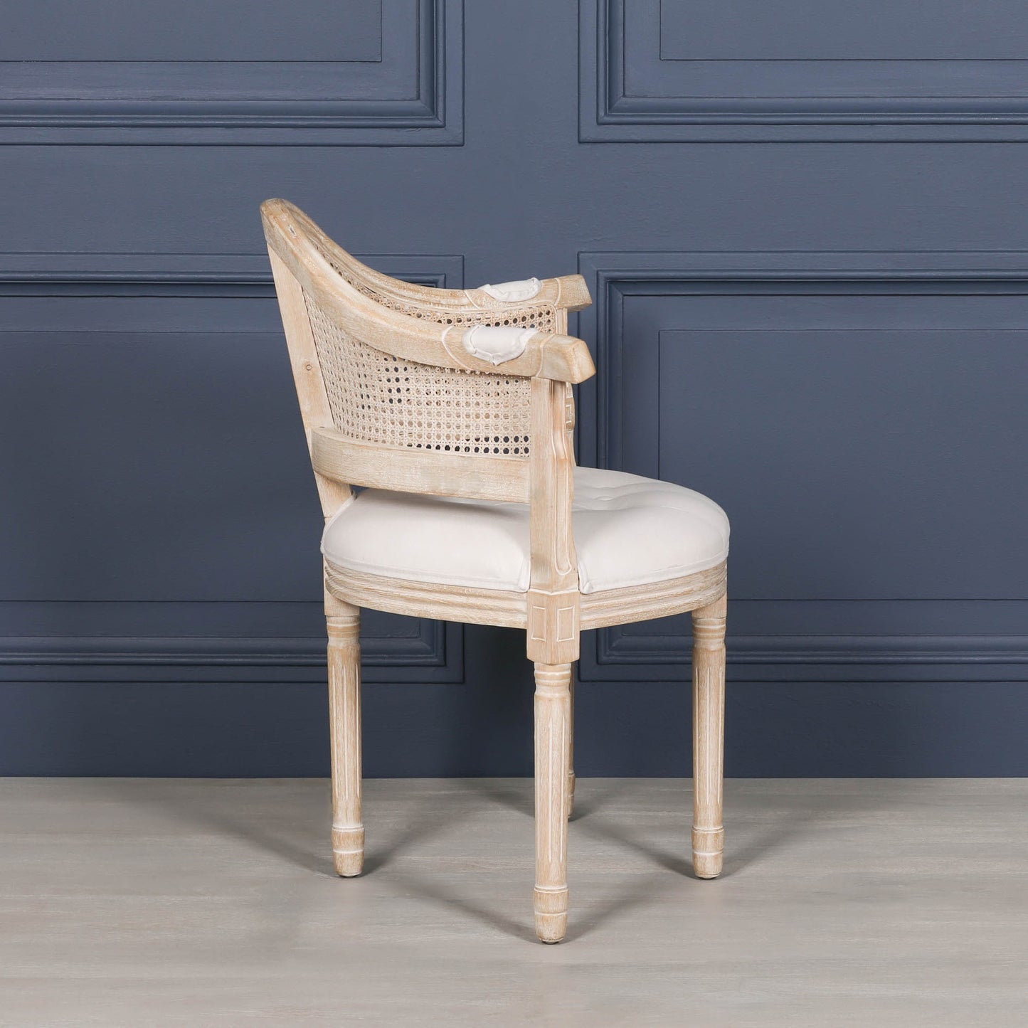 Handcrafted Wooden Louis Upholstered Corner Chair – WDC887