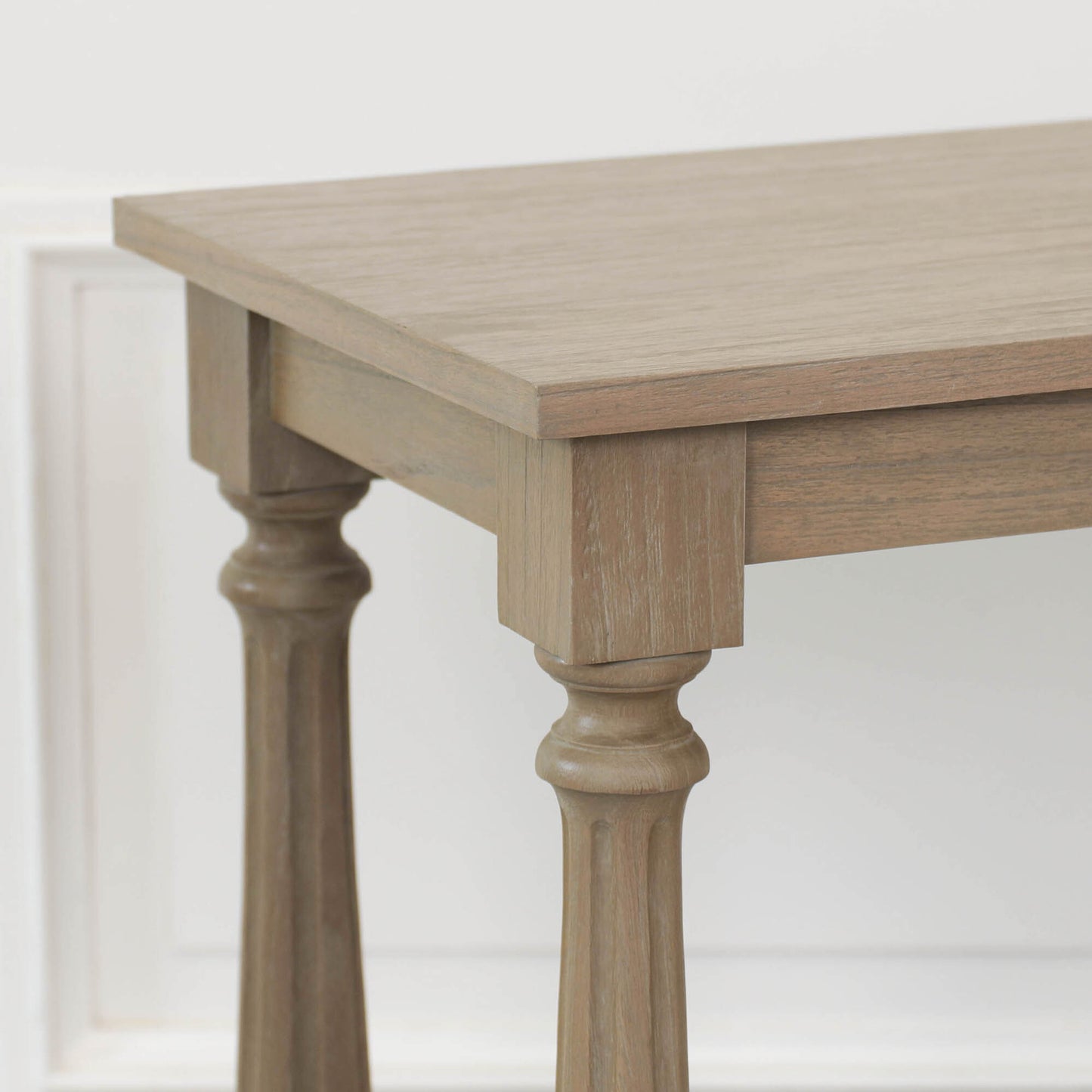 Maison Reproductions Rustic Wooden Farmhouse Console Table