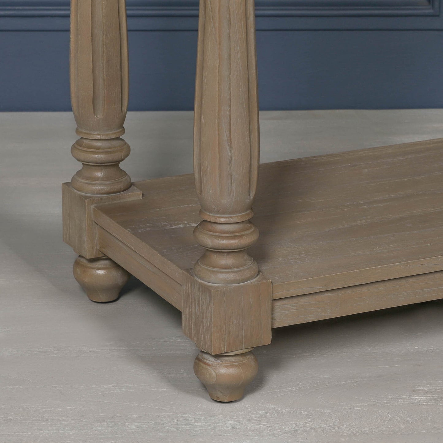 Maison Reproductions Rustic Wooden Farmhouse Console Table