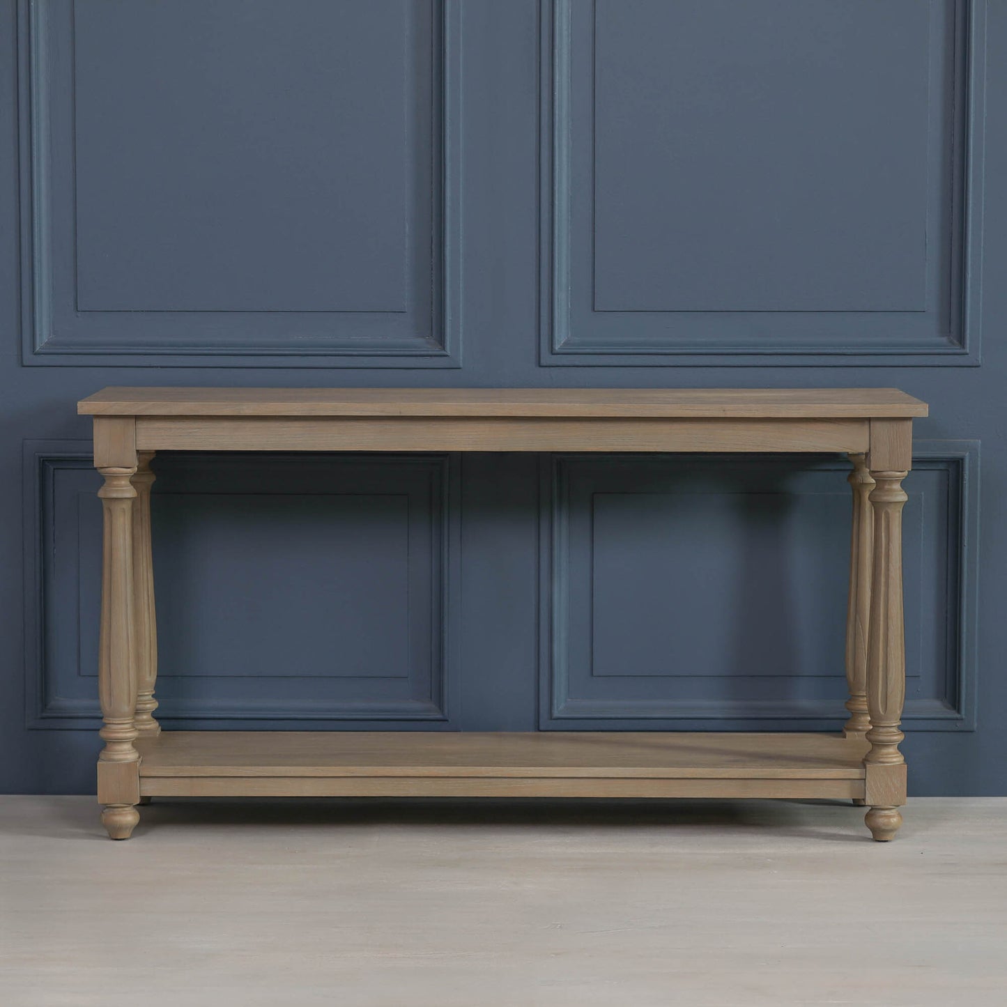 Maison Reproductions Rustic Wooden Farmhouse Console Table