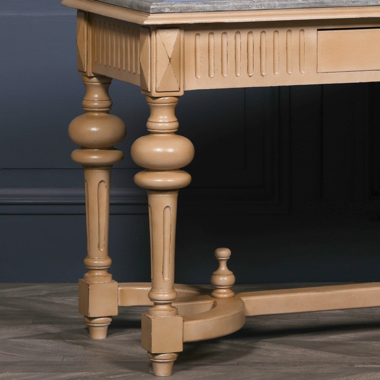 Maison Reproductions Stone Top Painted Console - WFA06