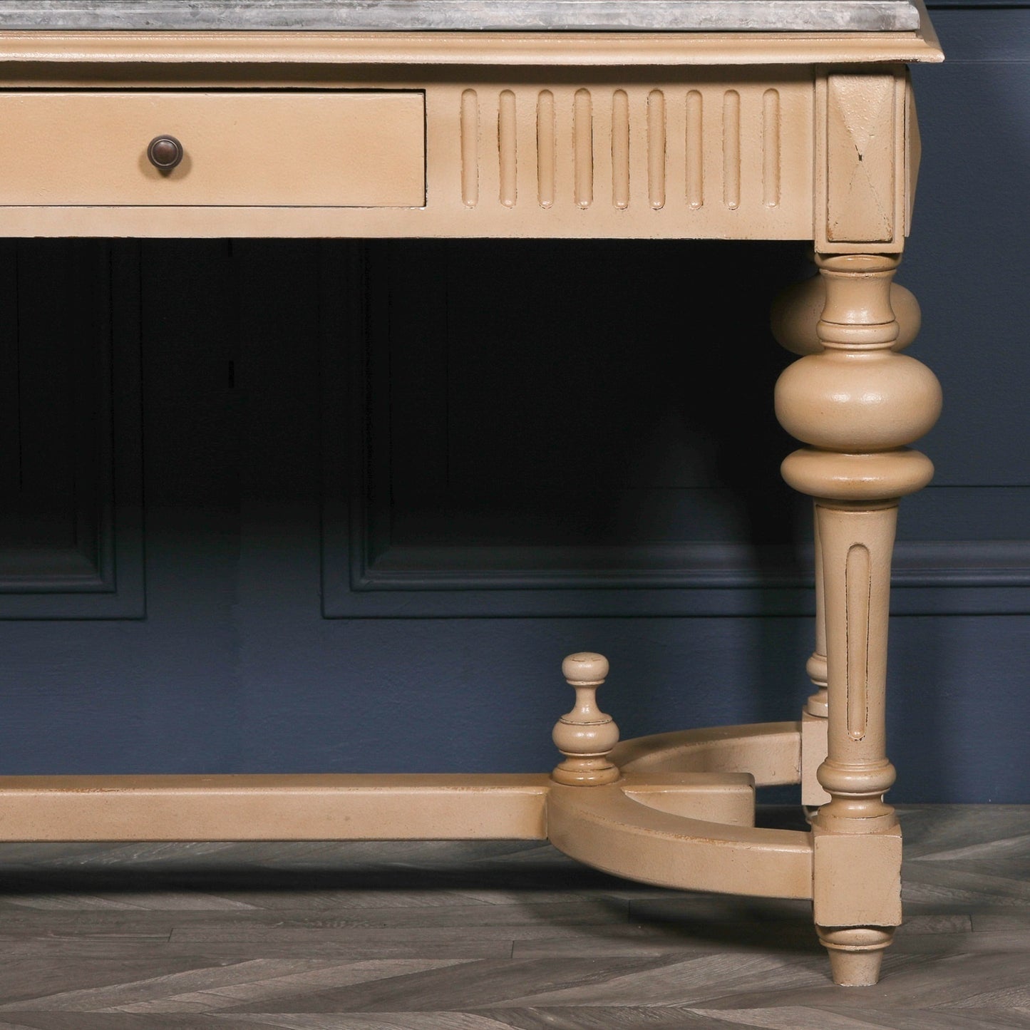 Maison Reproductions Stone Top Painted Console - WFA06