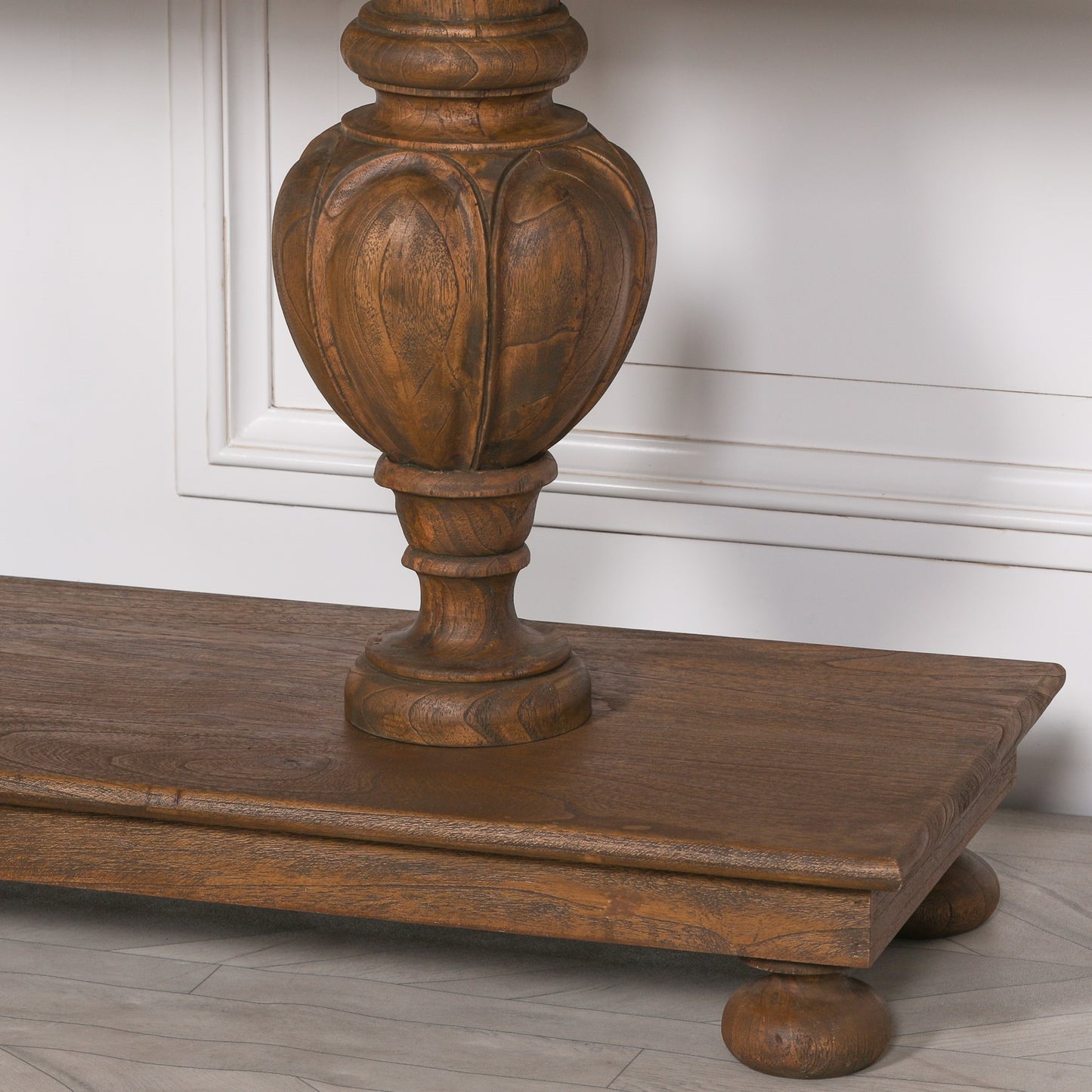 Maison Reproductions Rustic Wooden Console 180cm - WFA32 - White Bear Furnishings