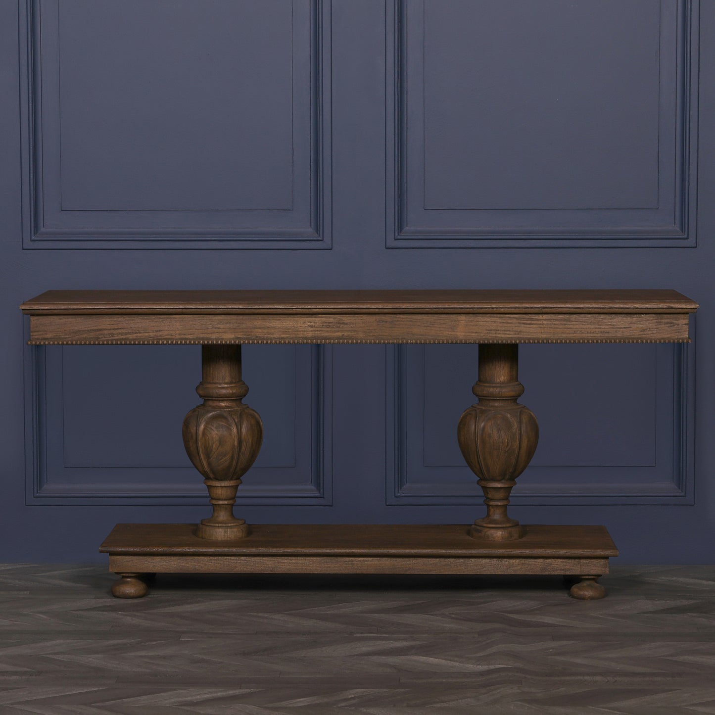 Maison Reproductions Rustic Wooden Console 180cm - WFA32 - White Bear Furnishings