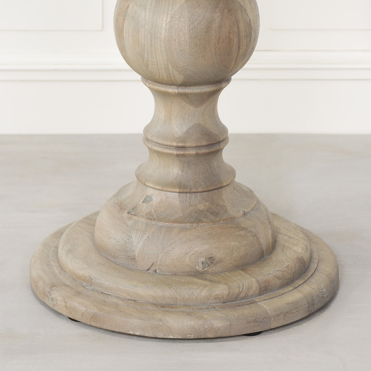 Rustic Wooden Round Dining Table 120cm - WFA63