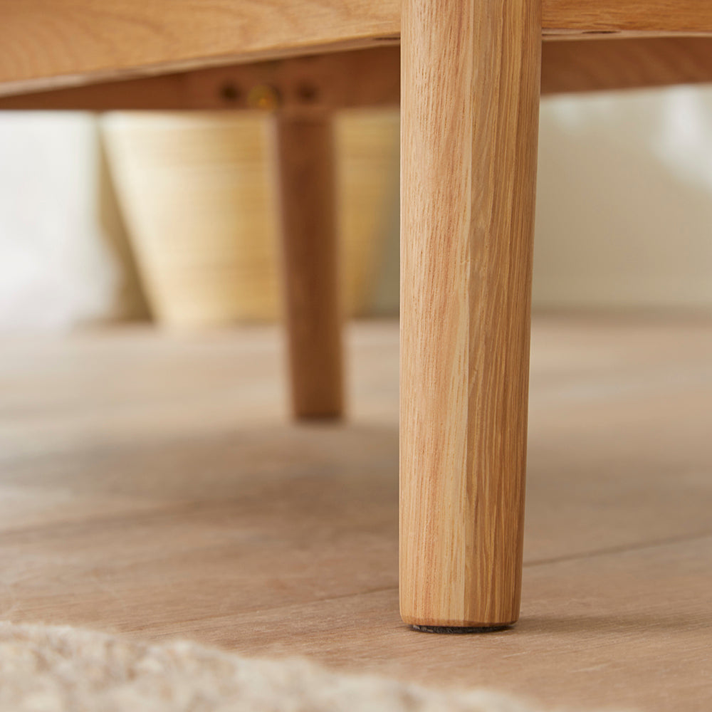 Fishe & Lilly Wright Oak Chest of 3 Drawers - White Bear Furnishings