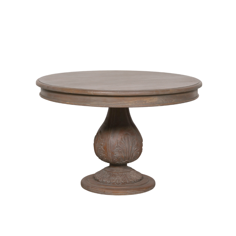 Round Pedestal Acorn 120cm Dining Table - WDT04