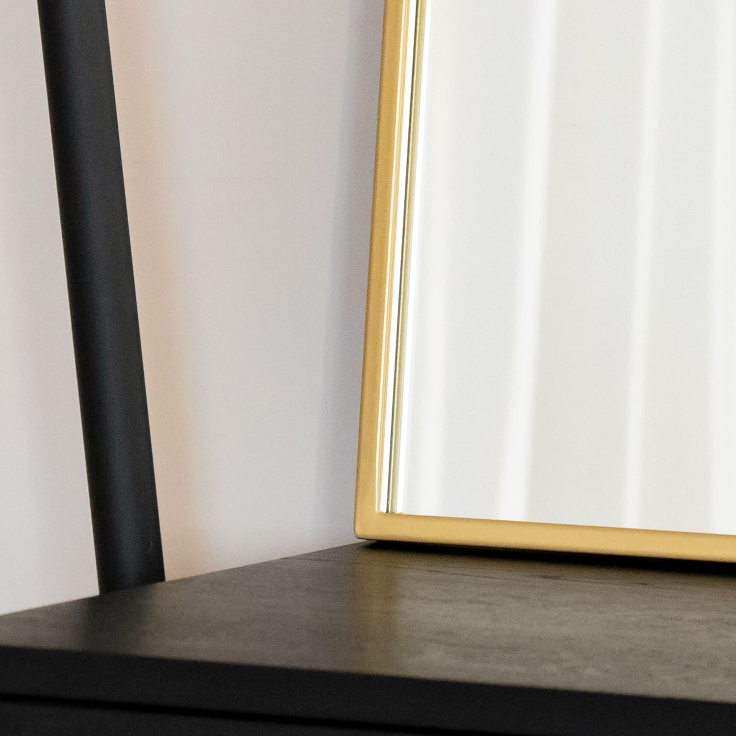 Akiko - Gold Metal Arched Mirror - 95cm x 120cm - White Bear Furnishings