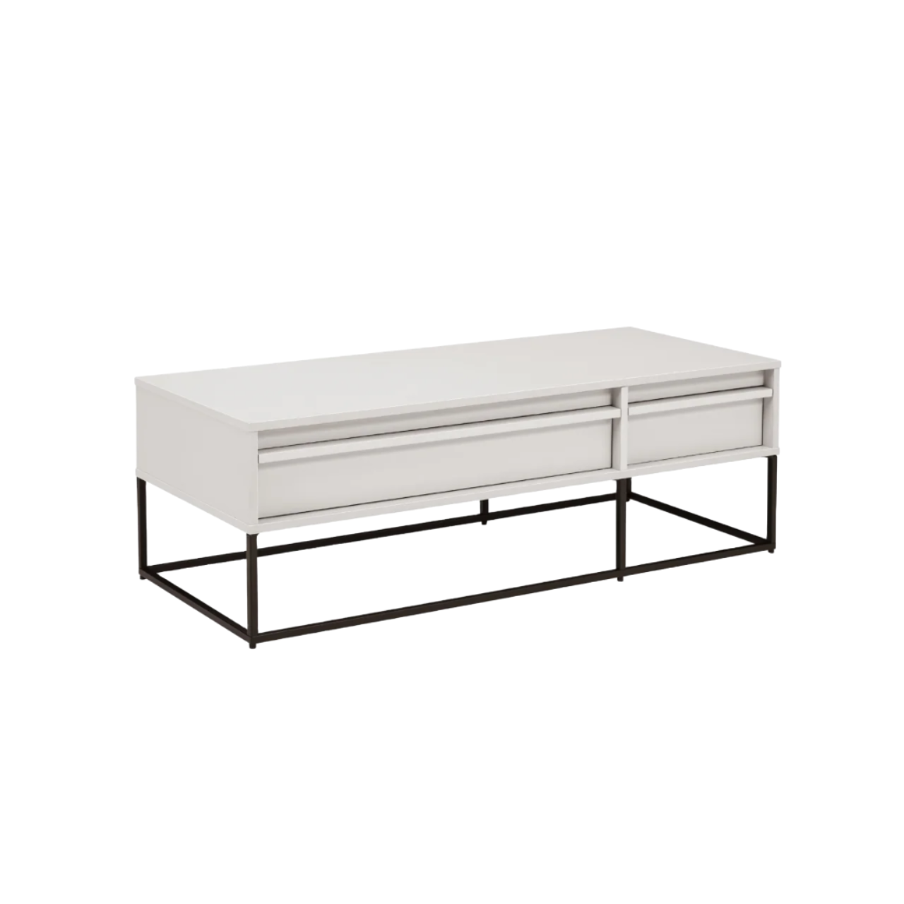 Albion Stone Lowline TV Unit 2 Drawer Media Stand - TV-A-2-ST