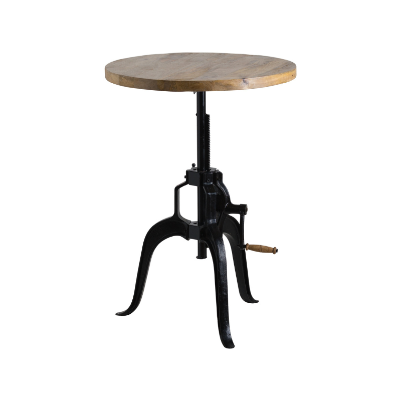 Handcrafted Draftsman Adjustable Bar Bistro Table - 19926