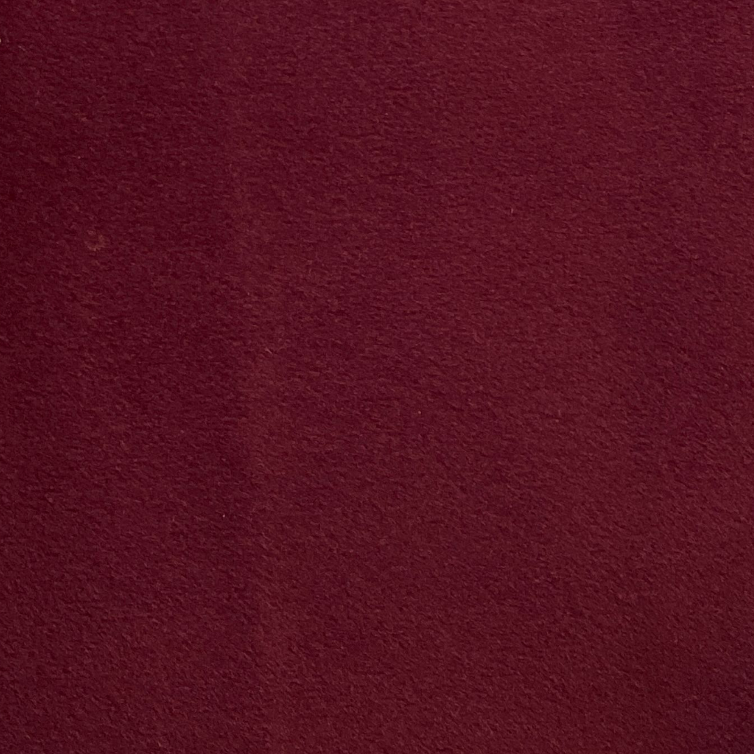 Ripple Ribbed Velvet Cylindrical Accent Chair Stool in Burgundy - S-R-RO-V-BU