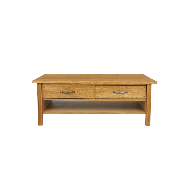 Laura Ashley Milton 2 Drawer Coffee Table - 3679324 - White Bear Furnishings
