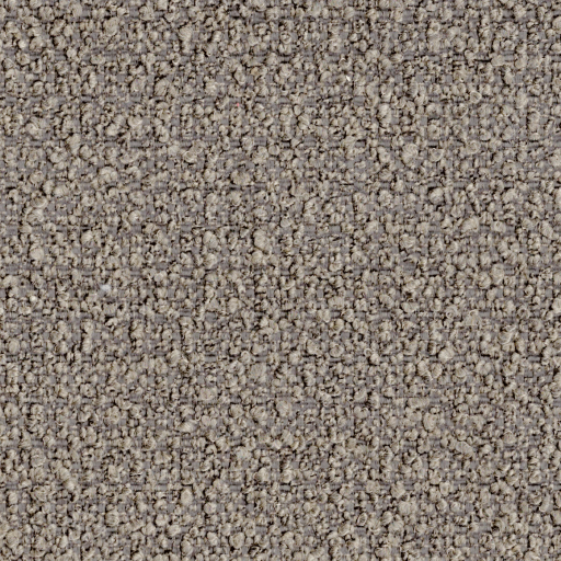 Ripple Storage Oval Bouclé Upholstered Bench Ottoman in Grey - SS-R-OV-C-DO