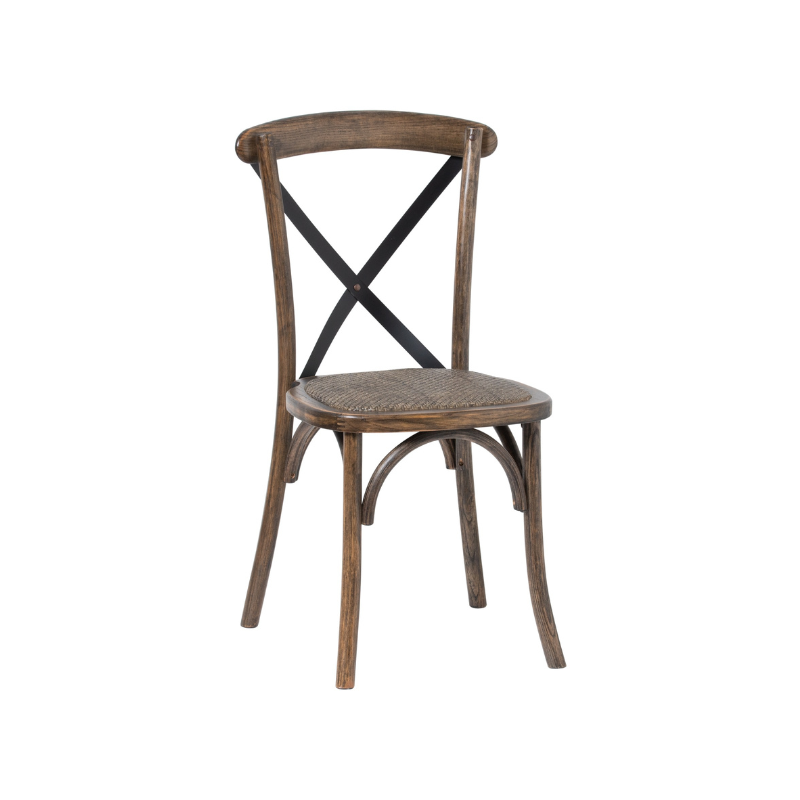 Handcrafted Cross Back Dining Chair - 20571