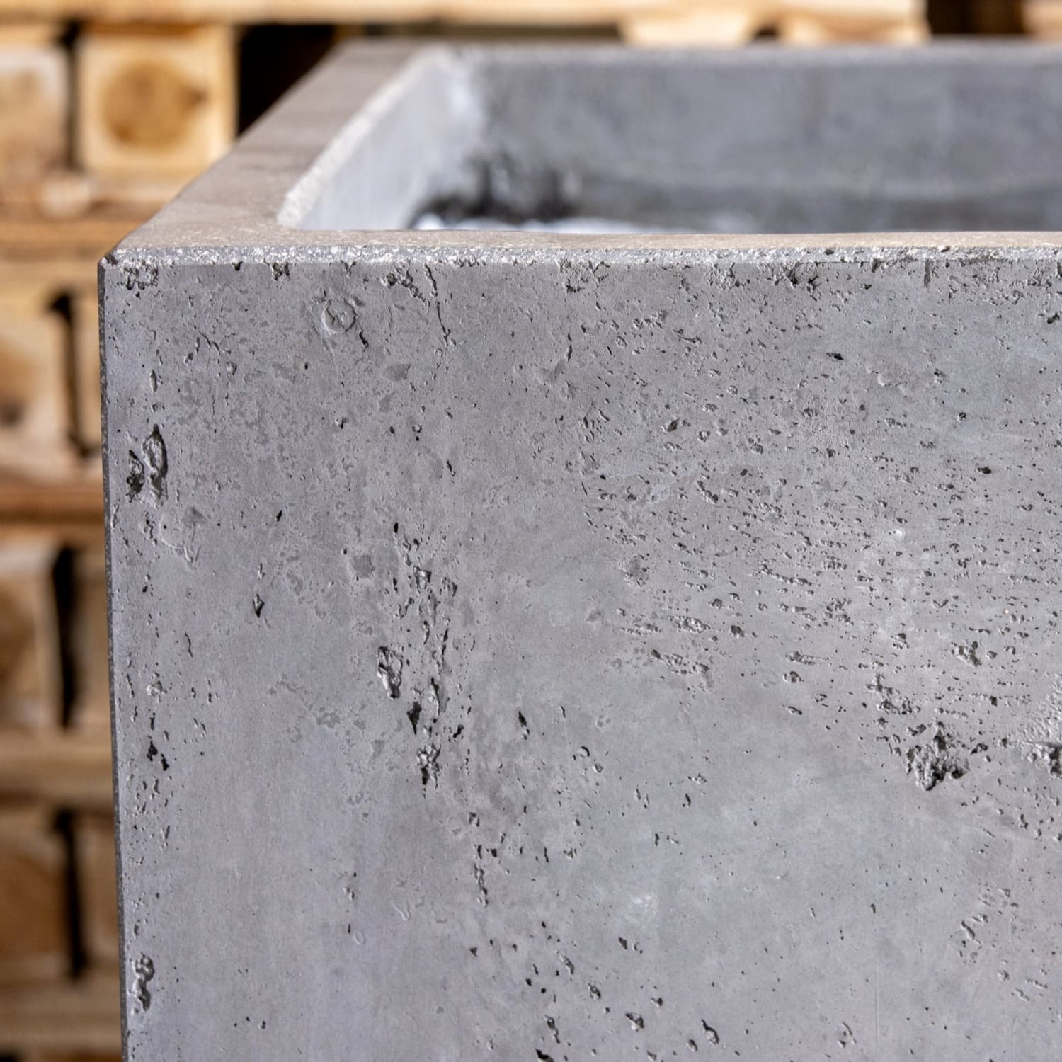 Cubrosa | Onyx Dusk – 85cm Extra Extra Large Concrete Square Planter – 459L Block Plant Pot - White Bear Furnishings