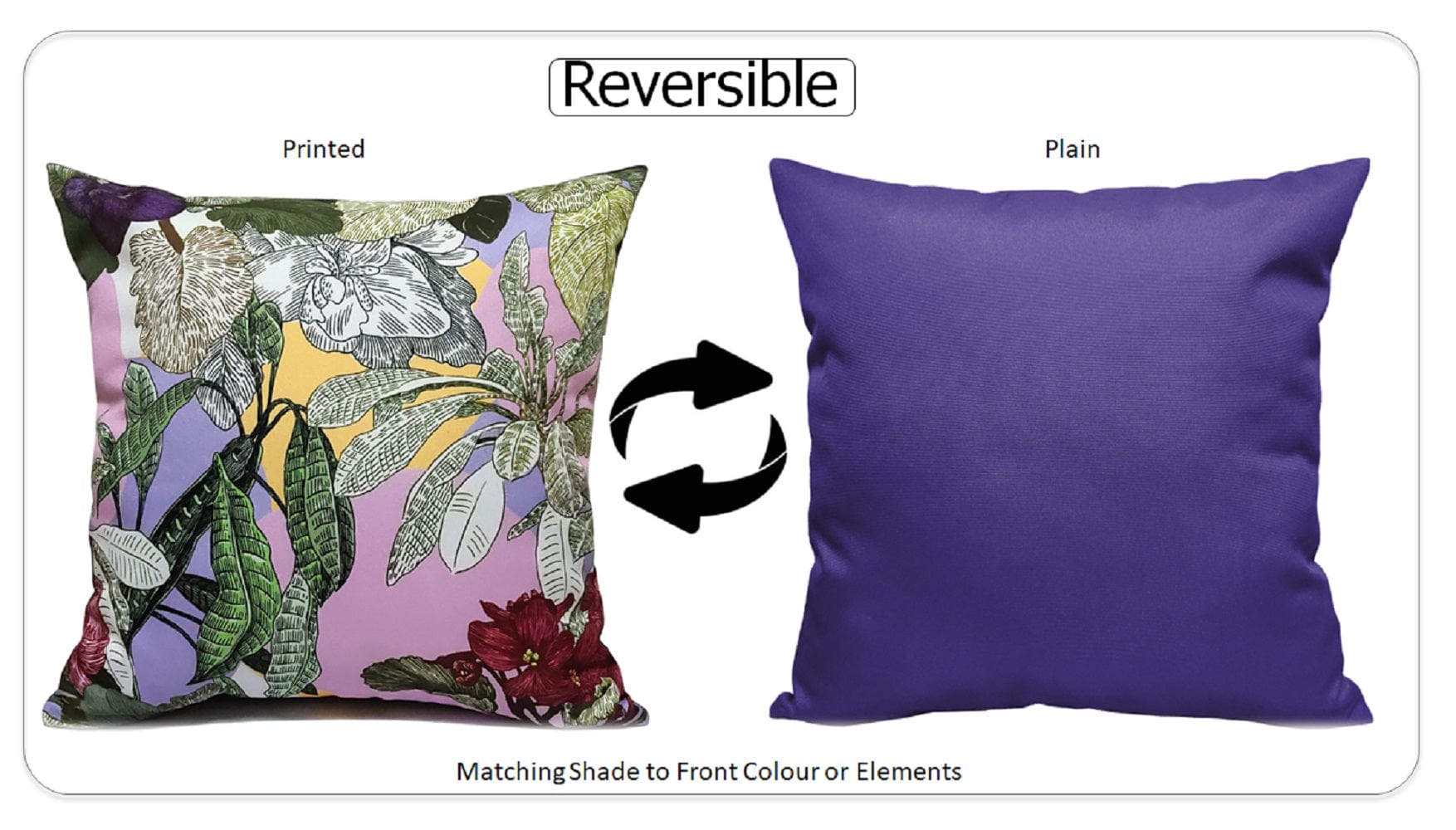 Dhalia Lilac Outdoor Waterproof Cushions Stylish Durable 17x17 Inch Polyester for Patio Garden Indoor Use by OLIVIA ROCCO - White Bear Furnishings