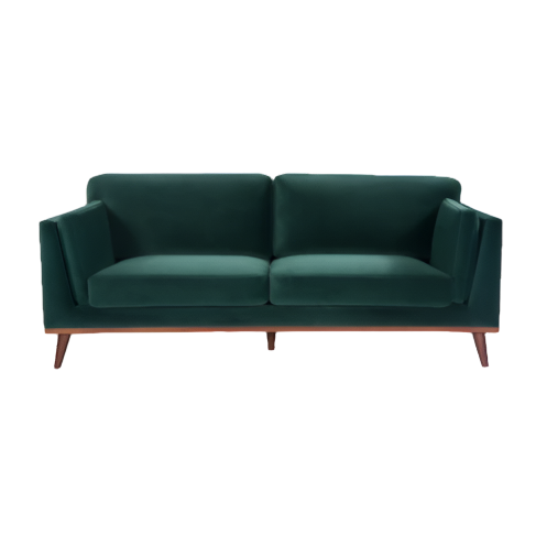 Twenty 10 Designs Emerald Green Velvet 3 Seater Sofa - SF-M-3S-EG - White Bear Furnishings