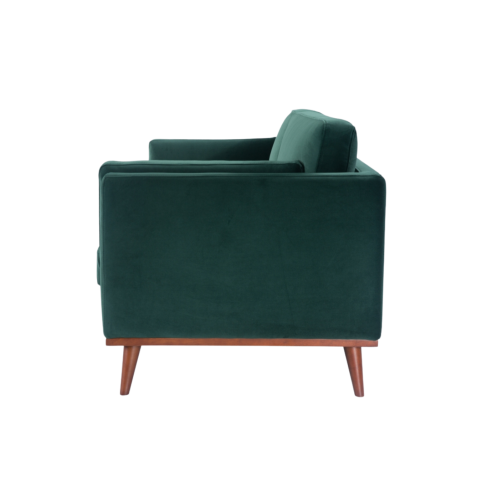 Twenty 10 Designs Emerald Green Velvet 3 Seater Sofa - SF-M-3S-EG - White Bear Furnishings
