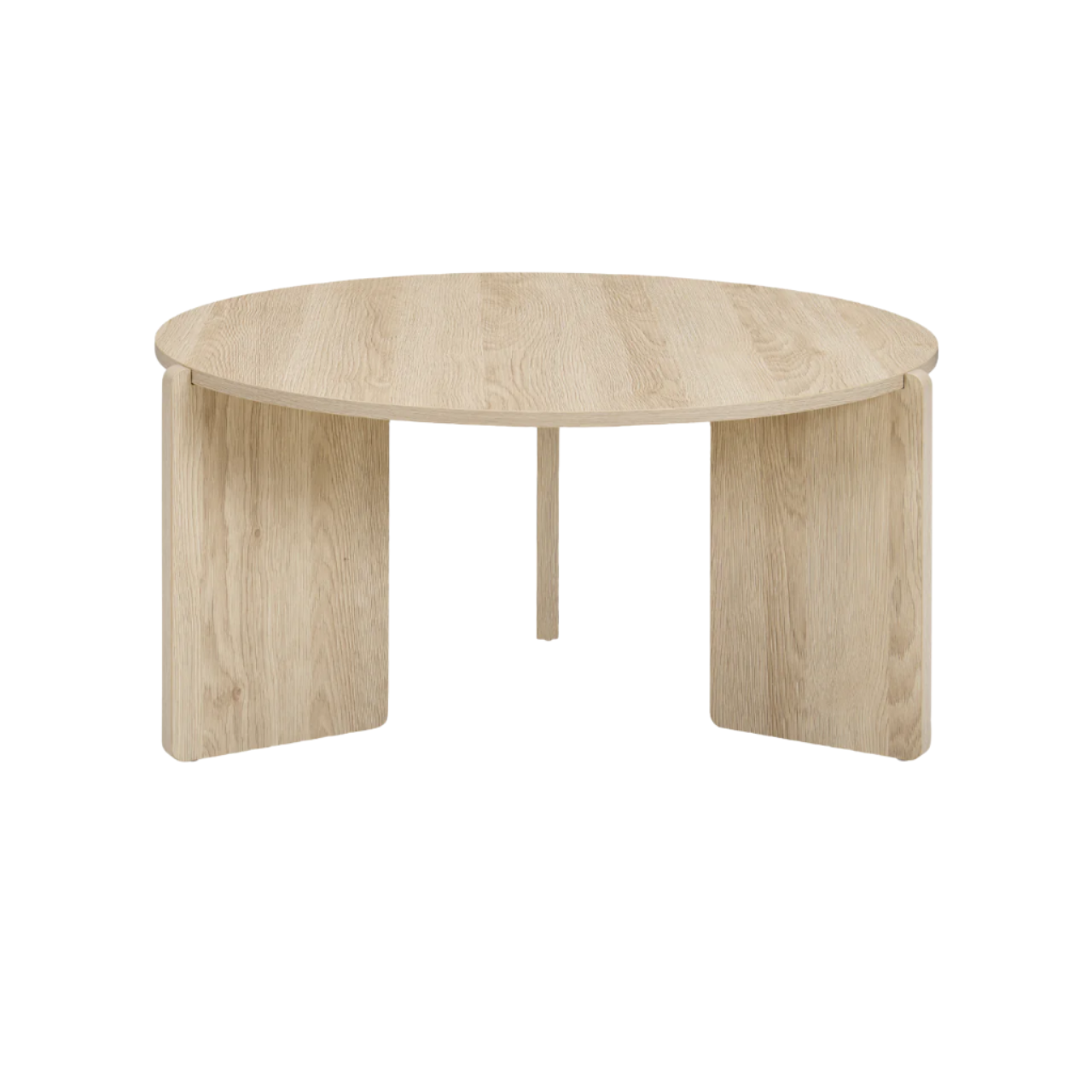 Halo Urban Round Coffee Table in Oak Woodgrain Finish - CT-H-R-OK