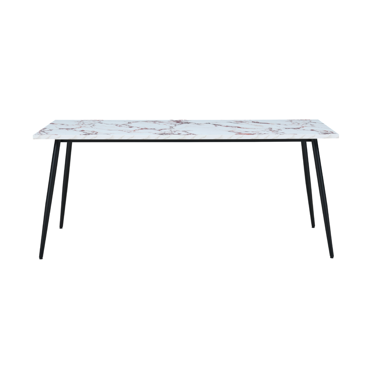 Large Horizon Marble Effect Dining Table in Violetta - DT-H-LR-VI-ME - White Bear Furnishings