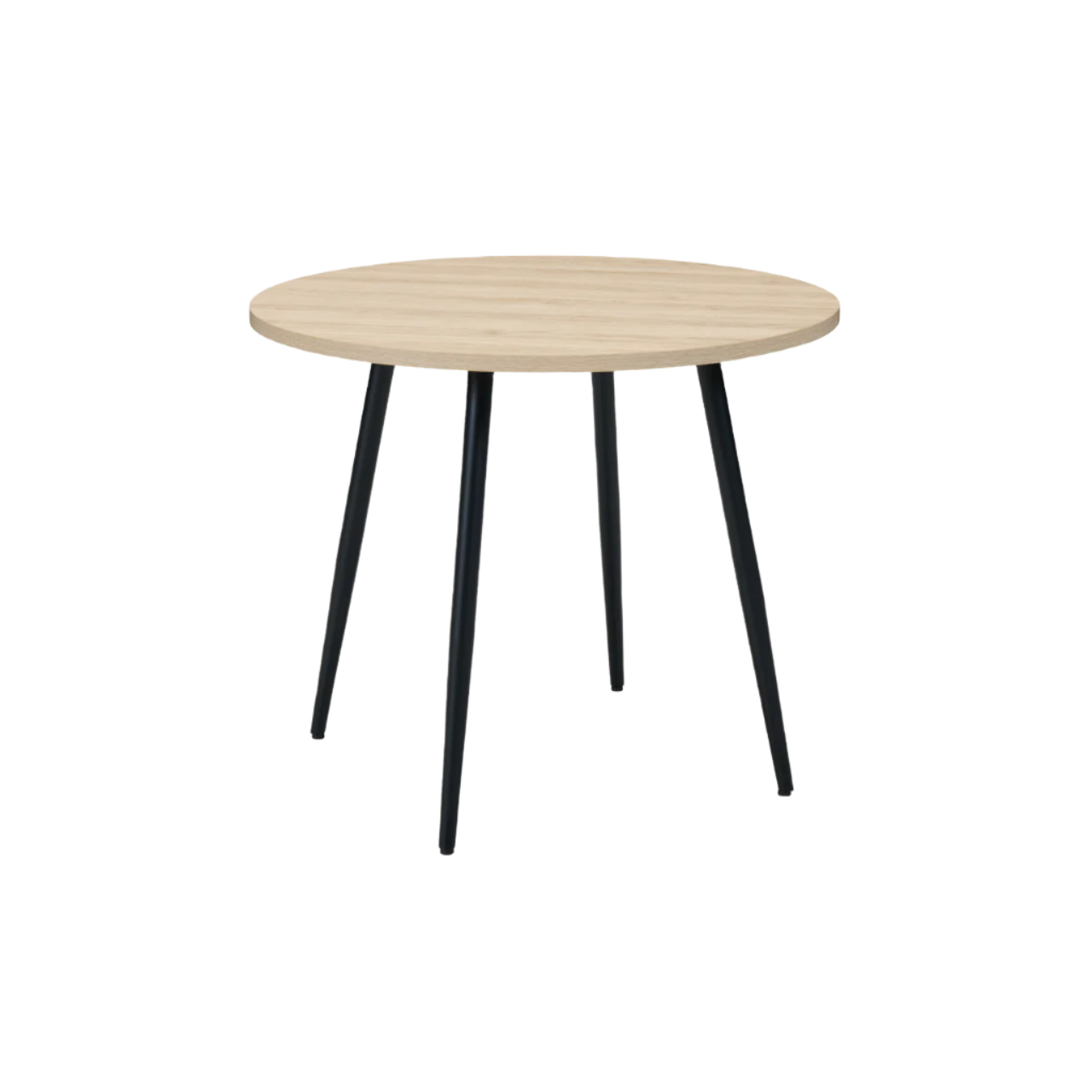Horizon Round Dining Table in Oak (DT-H-RC-OK) and Black (DT-H-RC-BL)