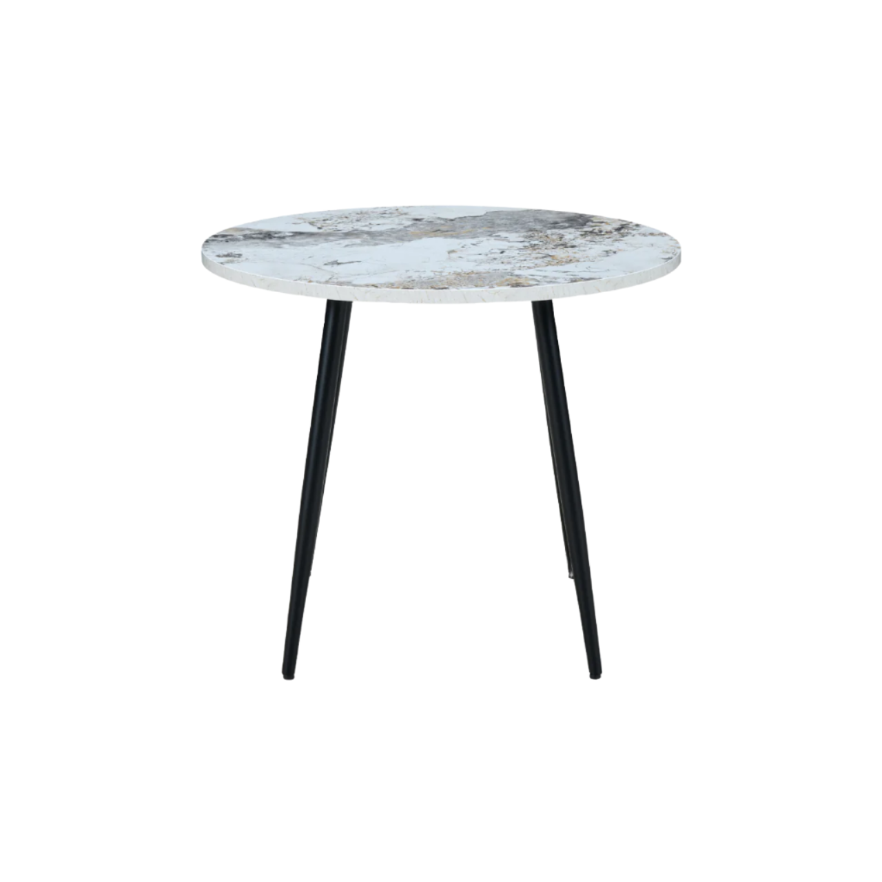Modern Round Marble-Effect Dining Table in Pandora (DT-H-RC-P-ME) & Violeta (DT-H-RC-VI-ME)