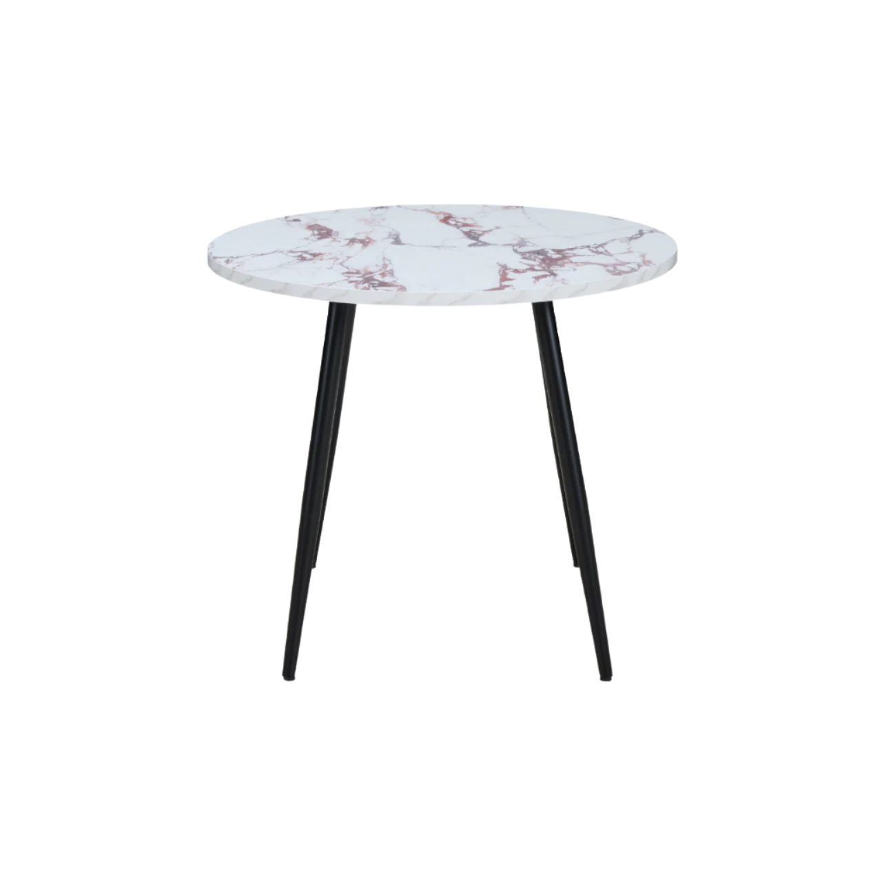 Modern Round Marble-Effect Dining Table in Pandora (DT-H-RC-P-ME) & Violeta (DT-H-RC-VI-ME)