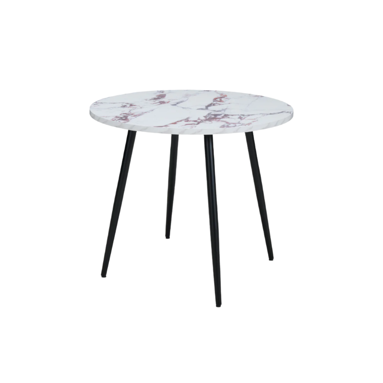 Modern Round Marble-Effect Dining Table in Pandora (DT-H-RC-P-ME) & Violeta (DT-H-RC-VI-ME)