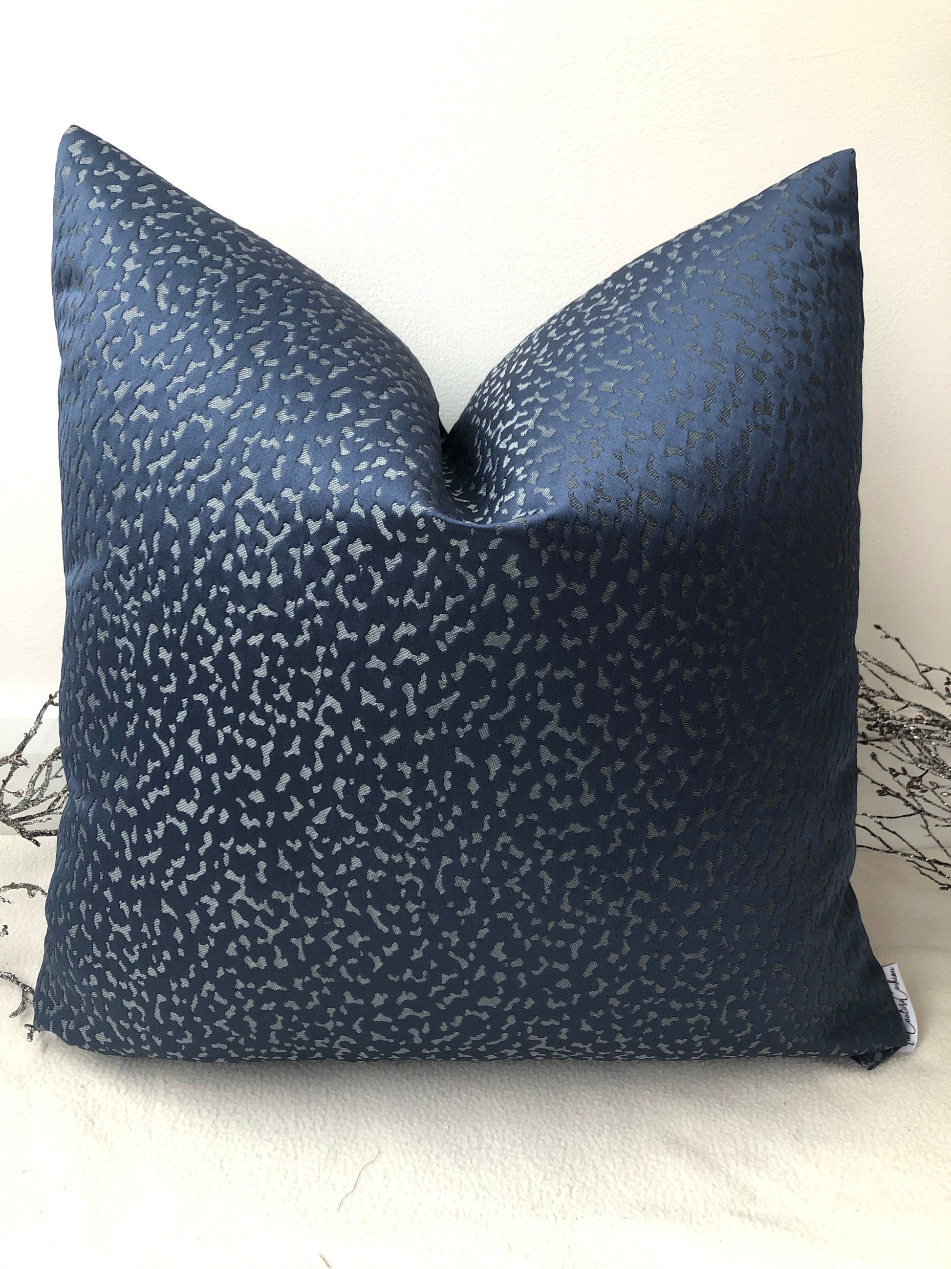 The Couture Cushion - The Navy Mossimo - Style No. 35 - White Bear Furnishings